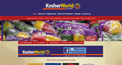 Desktop Screenshot of kosherworld.co.za